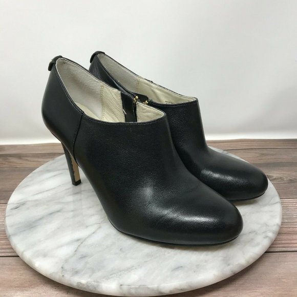 MICHAEL Michael Kors Shoes - Michael Kors Black Leather Side Zip Ankle Boots